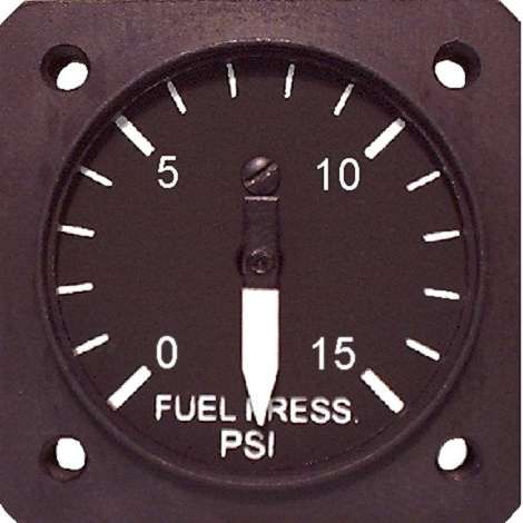 Индикатор давления - T04112U series - UMA Instruments - аналоговый / для топлива / для самолета