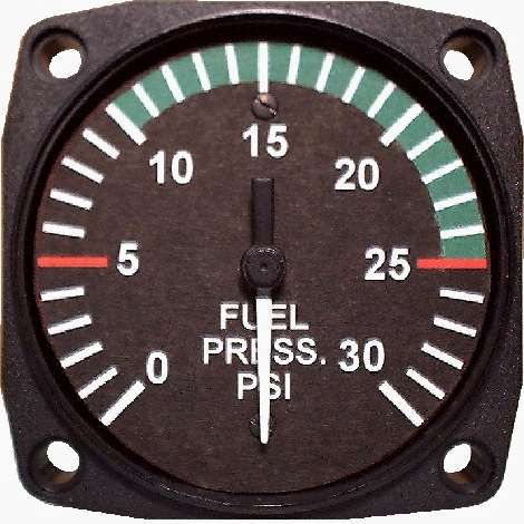 Индикатор давления - T04212U - UMA Instruments - аналоговый / для топлива / для самолета