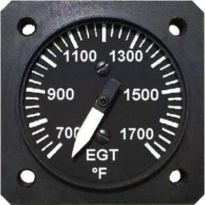 Индикатор для измерения температуры - T12117K1 series - UMA Instruments - аналоговый / выхлопного газа / для самолета