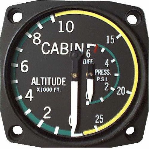 Аналоговый альтиметр - 11-21 series - UMA Instruments - в футах / 2,25 дюйма / для самолета
