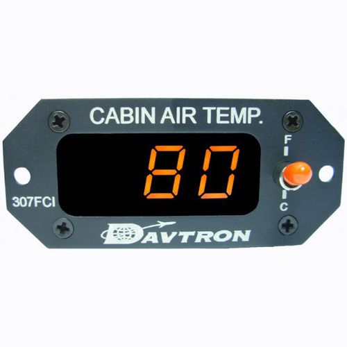 Индикатор для измерения температуры - M307FCI - Davtron, Inc. - электронный / для воздуха / для самолета