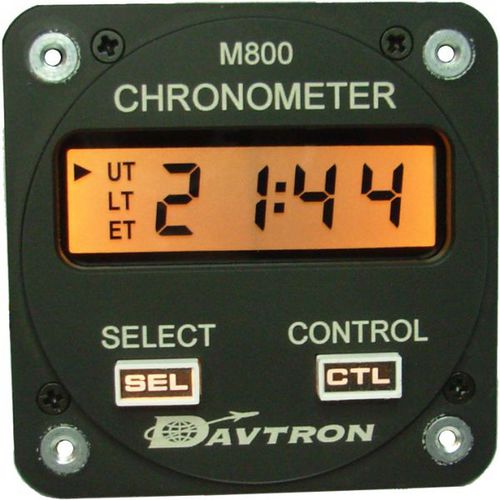 Настенные часы для летательного аппарата - M800 series - Davtron, Inc. - электронный / кварцевый / с подсветкой