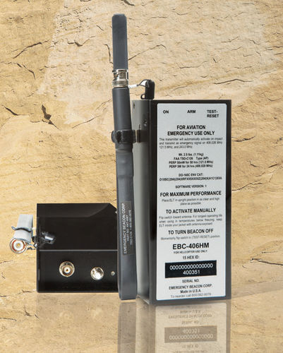Аварийный радиобуй для самолета - EBC 406APM - Emergency Beacon Corp. - переносной / герметичный
