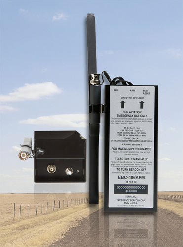Аварийный радиобуй для вертолета - EBC 406APHM - Emergency Beacon Corp. - переносной / герметичный