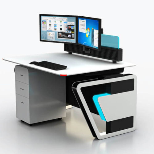 Индивидуальный пульт управления воздушным движением - XLAT XE - Pyrotech workspace - прямой / без ящика для хранения / для командно-диспетчерского пункта