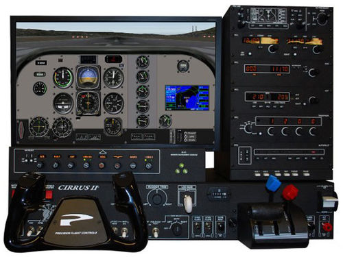 Симулятор полета на самолете - CAT II BATD - Precision Flight Controls - тренировочный / в форме кокпита