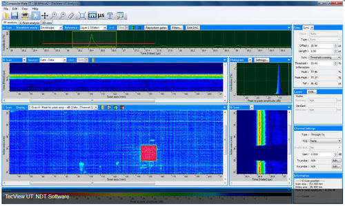 Программное обеспечение для управления - TecView™ UT - TecScan - анализа данных / для сбора данных / для аэронавтики