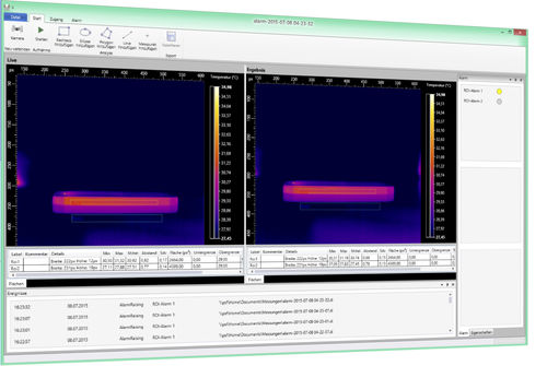 Программное обеспечение для контроля - DisplayImg QTvis - EDEVIS GMBH - для наблюдения / для процесса / для аэронавтики