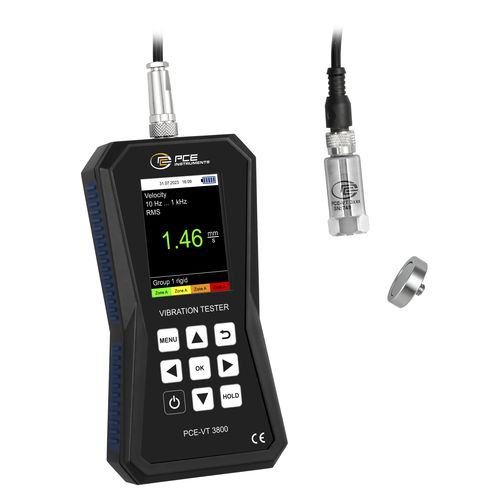Одноточечный виброметр - PCE-VT 3800 - PCE Deutschland GmbH - цифровой / для авиационно-космической промышленности