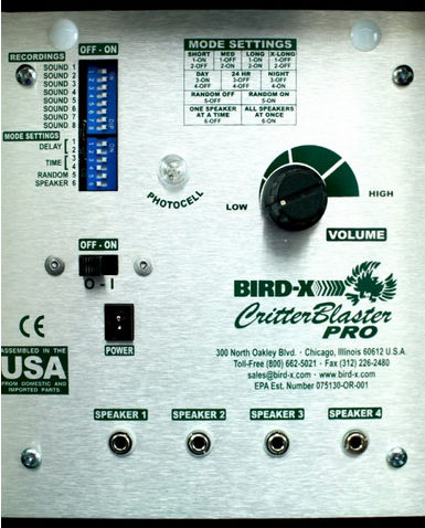 Акустический отпугиватель - Critter Blaster PRO - BIRD-X - для аэропорта