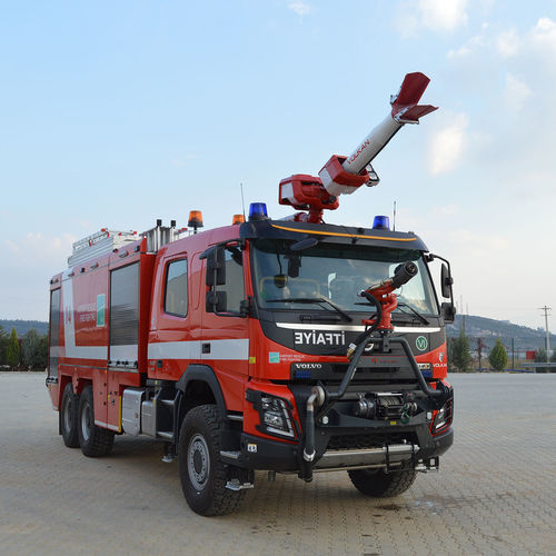 Пожарная машина 4x4 - RIV - VOLKAN FIREFIGHTING COMPANY - для аэропорта / с телескопической лестницей