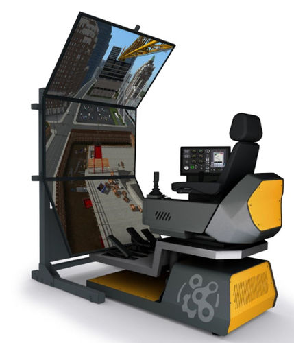 Тренажер для оборудования взлетной полосы - Advantage 3 screens - ANTYCIP SIMULATION - для машин экстренной помощи / тренировочный / для исследований и разработок