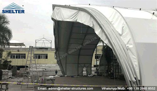 Ангар для самолета - Clamshell   - Shelter Tent Manufacturing Co., Ltd - для аэропорта
