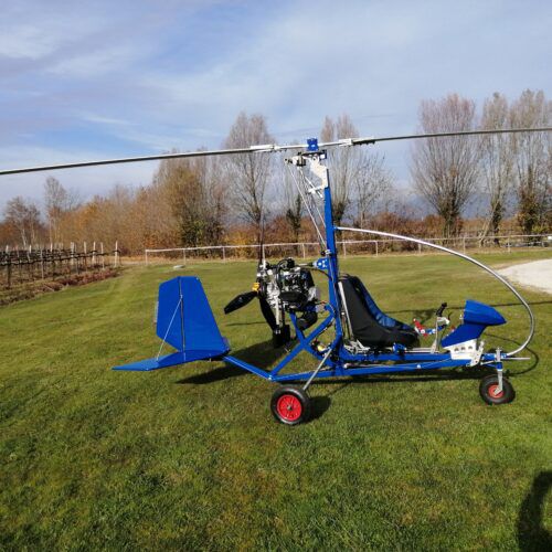 Одноместный автожир - LITE GYRO - carpenterie pagotto srl - четырехтактный двигатель / с открытой кабиной пилота