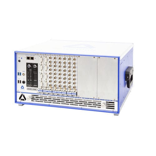 Система сбора данных напряжение - DEWE3-RM8 - DEWETRON GMBH - для авиакосмического применения / многоканальная / настольная