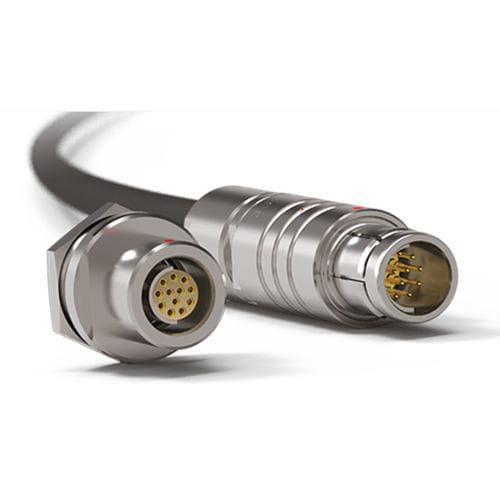 Коннектор аудио/видео - Core Series Stainless Steel - Fischer Connectors - гибридный / для источника электропитания / для передачи данных