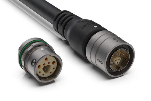 Коннектор аудио/видео - MiniMax™  - Fischer Connectors - гибридный / для источника электропитания / для электронной карты