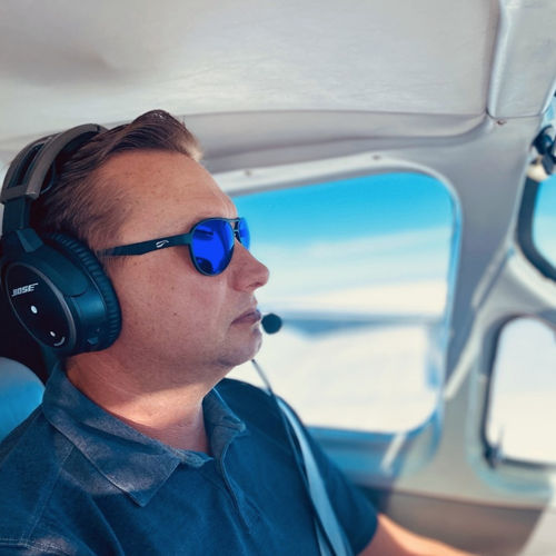 Солнечное очки - KESTREL AVIATOR - SUMMER HAWK OPTICS INC - для пилота / из металла / из серебра