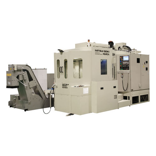 Обрабатывающий центр 3 оси - HU40A - MITSUI SEIKI KOGYO CO., LTD - 4 оси / горизонтальный / для авиационно-космической промышленности