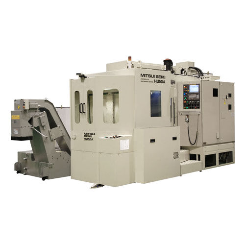Обрабатывающий центр 3 оси - HU50A - MITSUI SEIKI KOGYO CO., LTD - 4 оси / горизонтальный / для авиационно-космической промышленности
