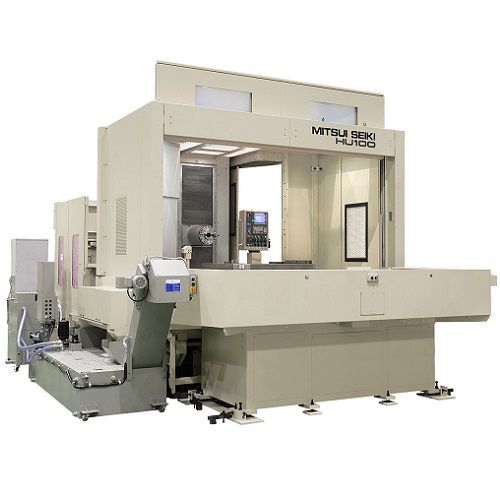 Обрабатывающий центр 3 оси - HU100 - MITSUI SEIKI KOGYO CO., LTD - 4 оси / горизонтальный / для авиационно-космической промышленности