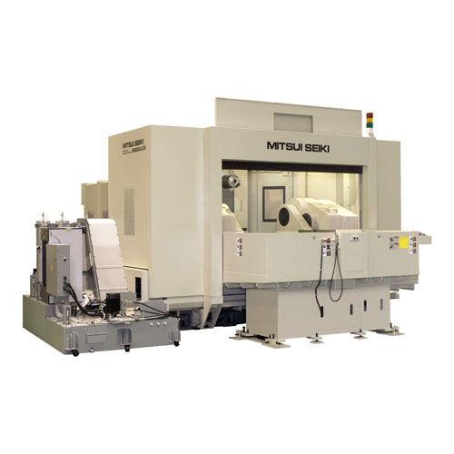 Обрабатывающий центр 5 осей - HU80A-5X - MITSUI SEIKI KOGYO CO., LTD - горизонтальный / для авиационно-космической промышленности
