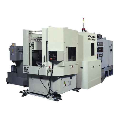 Обрабатывающий центр 5 осей - HU40-T - MITSUI SEIKI KOGYO CO., LTD - горизонтальный / для авиационно-космической промышленности / с подвижным столом