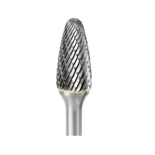Коническая фреза - Double Cut - ATA TOOLS LTD - из карбида вольфрама / для стали / лезвие