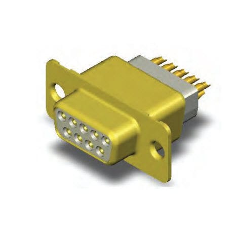 Коннектор PCB - FR165 - C & K - для летательного аппарата / D-sub / прямой
