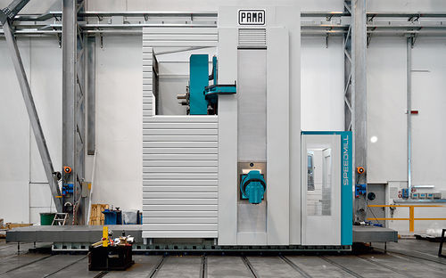 Фрезерный станок ЧПУ - SPEEDMILL B - PAMA SPA - горизонтальный / для аэронавтики / 4 оси