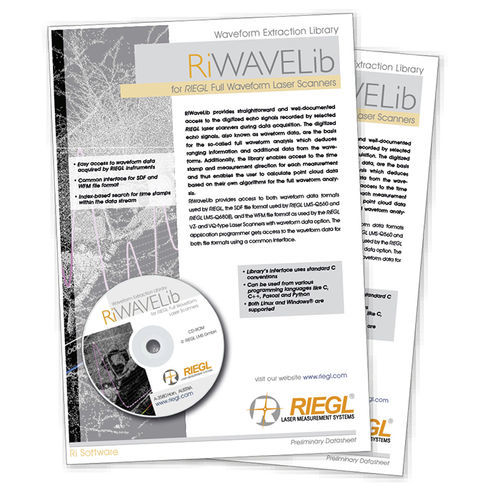 Библиотека программ для программирования - RiWaveLIB - RIEGL LASER MEASUREMENT SYSTEMS GMBH - для измерений / для сбора данных / для расчетов