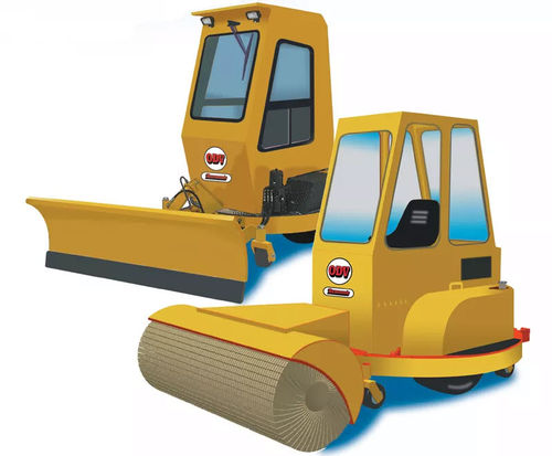 Снегоочиститель для аэродрома - SP Series - Hammonds Technical Services - с наклонным отвалом / с метлой