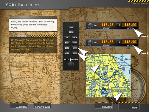 Программное обеспечение для навигации - Avionics™ 4.0. - AVIATION TUTORIALS COMPANY, LLC - для аэронавтики / для iPad / для iPhone