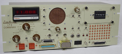 Тестер NAV/COM - LT-6  - LinAire  - воздухоплавательный / цифровой