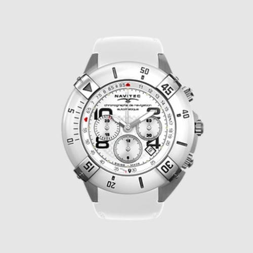 Наручные часы авиаторы - TCA White - Navitec  - хронограф / с двойным часовым поясом / замозаводной