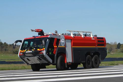 Пожарная машина для аэропорта - TITAN T36-650 - Sides - экстренная помощь / 6x6 / с телескопической лестницей
