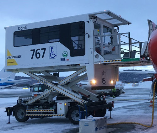 Самоходный амбулифт - THUNDERLIFT 4000E - Aviogei/Italy - для аэропорта