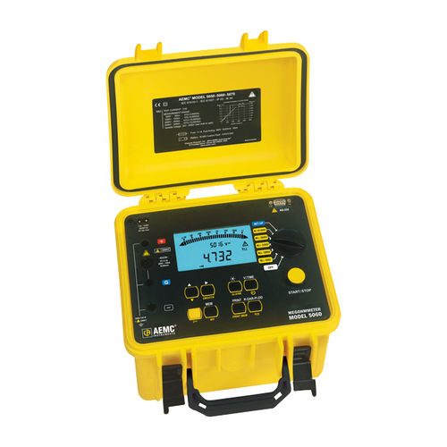 Переносной мегомметр - 5060 - AEMC Instruments  - для авиационной промышленности