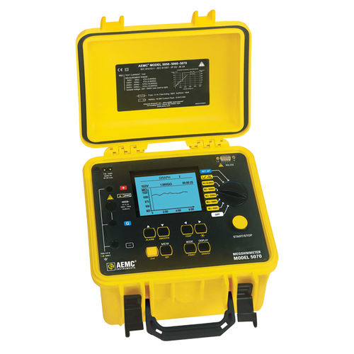 Переносной мегомметр - 5070 - AEMC Instruments  - для авиационной промышленности