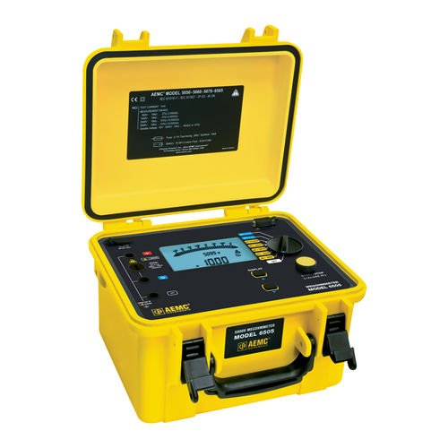 Переносной мегомметр - 6505  - AEMC Instruments  - для авиационной промышленности