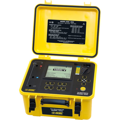 Переносной мегомметр - 6550 - AEMC Instruments  - для авиационной промышленности