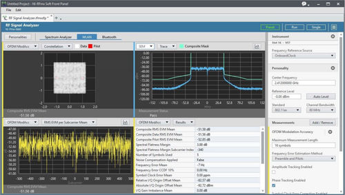Испытательное программное обеспечение - RFmx WLAN - National Instruments  - для анализа / для измерений / для аэронавтики