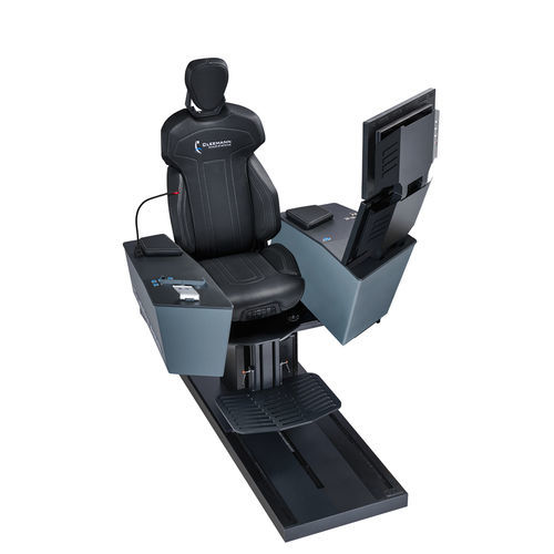 Сидение для авиатренажера - COMMAND XXL - Cleemann Simulator Seats - для пилота / со встроенным экраном / с подлокотниками