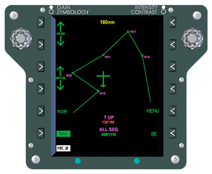 MFD для самолета - 20950-01   - Interface Displays & Controls