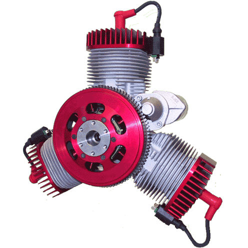 Поршневой двигатель 10 - 50 л.с. - SC-430 - Compact Radial Engines - 10 - 50 кг / для маятника / двухтактный