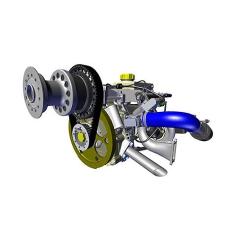 Двигатель Ванкеля 25 - 50kW - AR801R - UAV Engines Ltd. - 50 kW + / >25 кг / с одним винтом