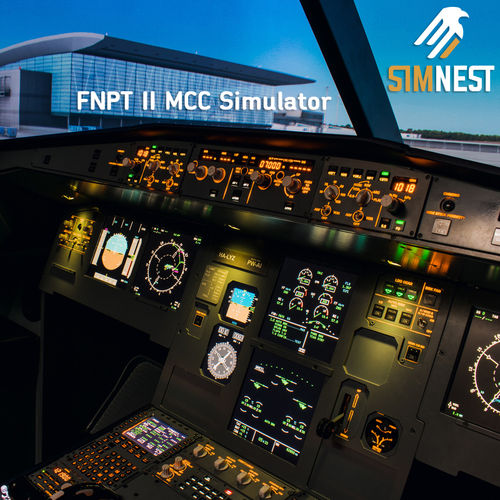 Симулятор полета - A32 FNPT II MCC Simulator  - Simnest - самолет / тренировочный / в форме кокпита