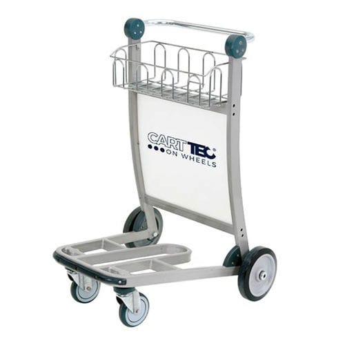 Тележка для duty free для терминала аэропорта - CHILOE - Cart Technology S.L - 4-колесная / открытая / из нержавеющей стали