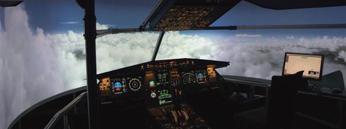 Симулятор полета - A320 - VIER IM POTT - тренировочный / с закрытым кокпитом