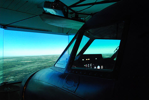 Симулятор полета - FNPT II / FTD / FFS  - ZALL LETOV SIMULATORY S.R.O. FLIGHT SIMULATION CENTRE - тренировочный / в форме кокпита